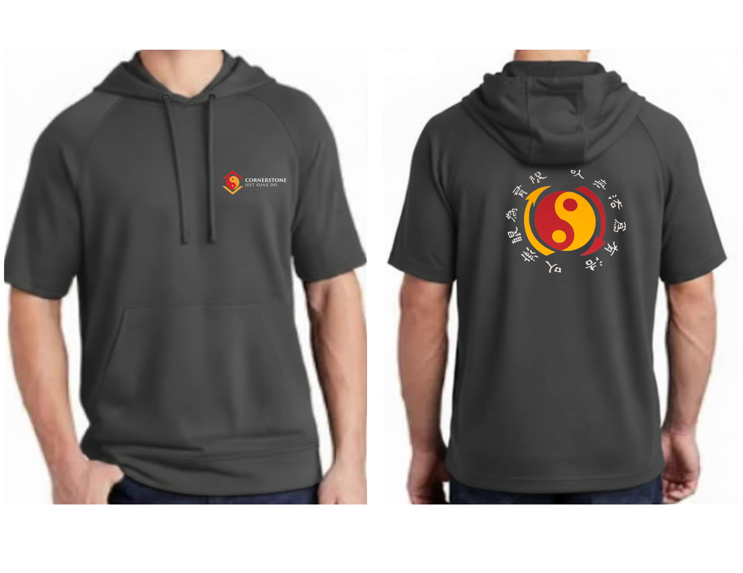 Cornerstone JKD Yin Yang Short-Sleeve Hoodie