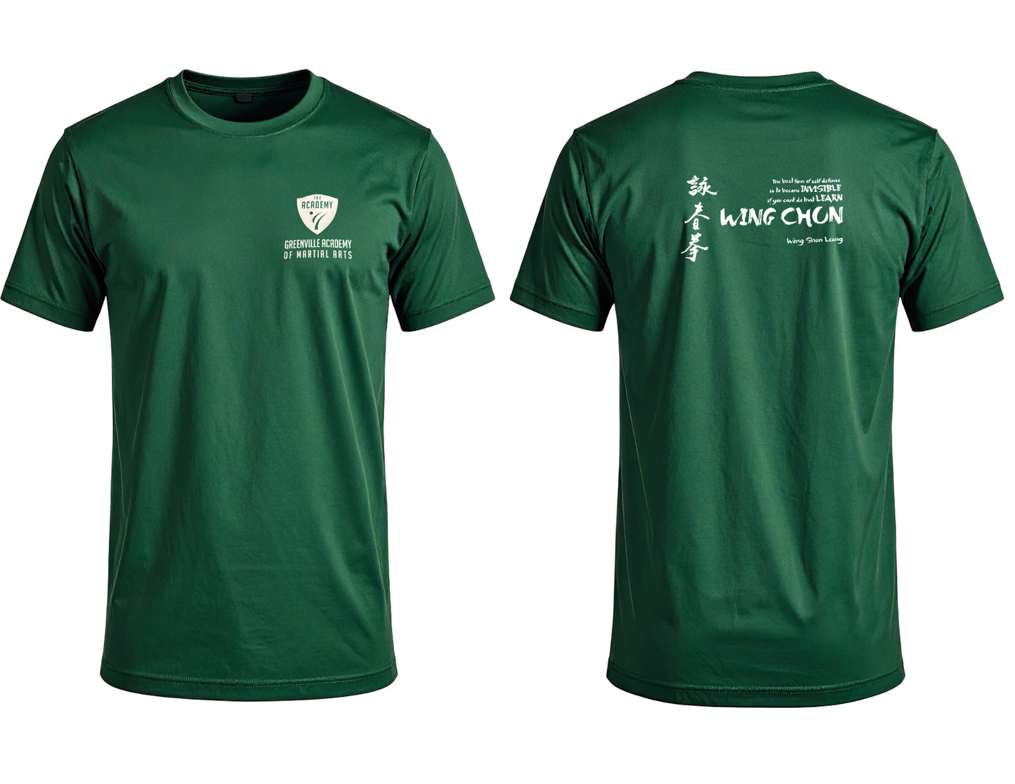 Greenville Academy of Martial Arts Wing Chun T-Shirt – Multiple Colors Available