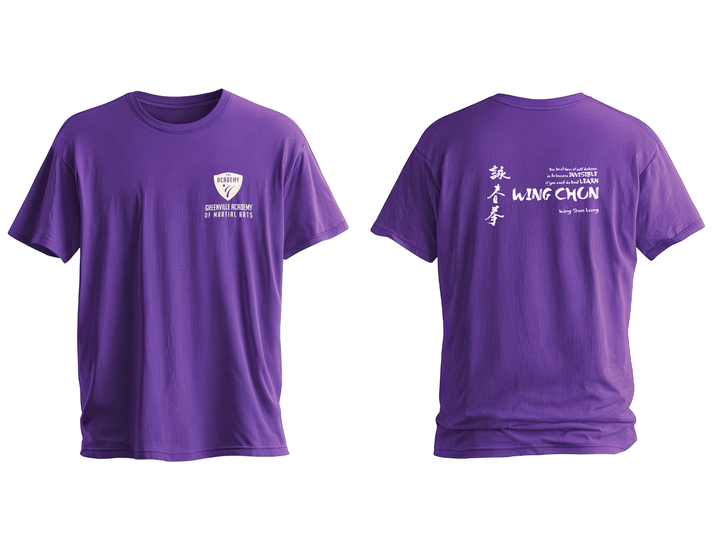 Greenville Academy of Martial Arts Wing Chun T-Shirt – Multiple Colors Available
