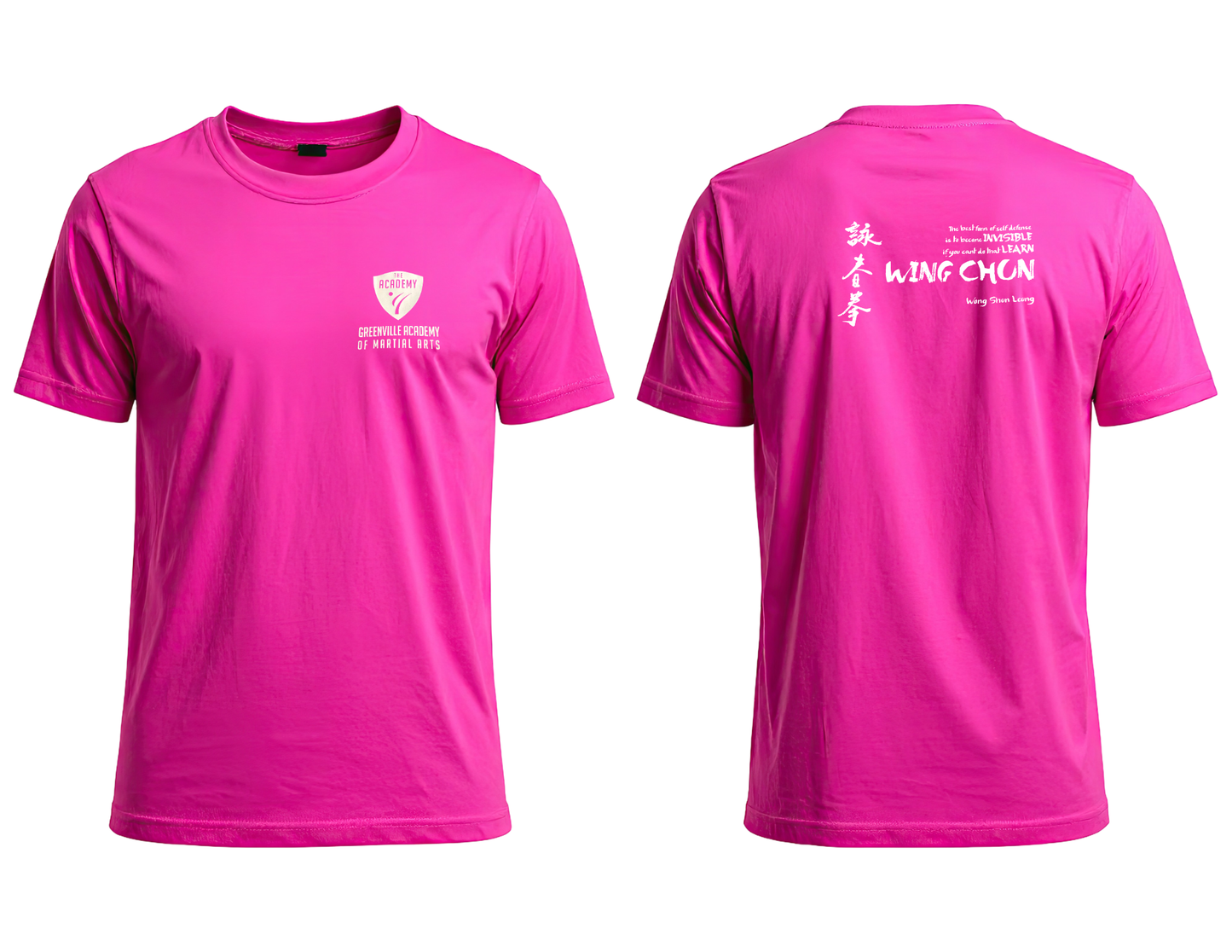 Greenville Academy of Martial Arts Wing Chun T-Shirt – Multiple Colors Available