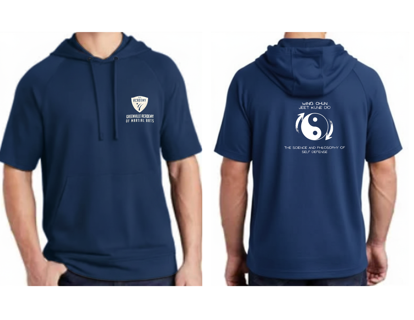 Greenville Academy JKD & Wing Chun Short-Sleeve Hoodie