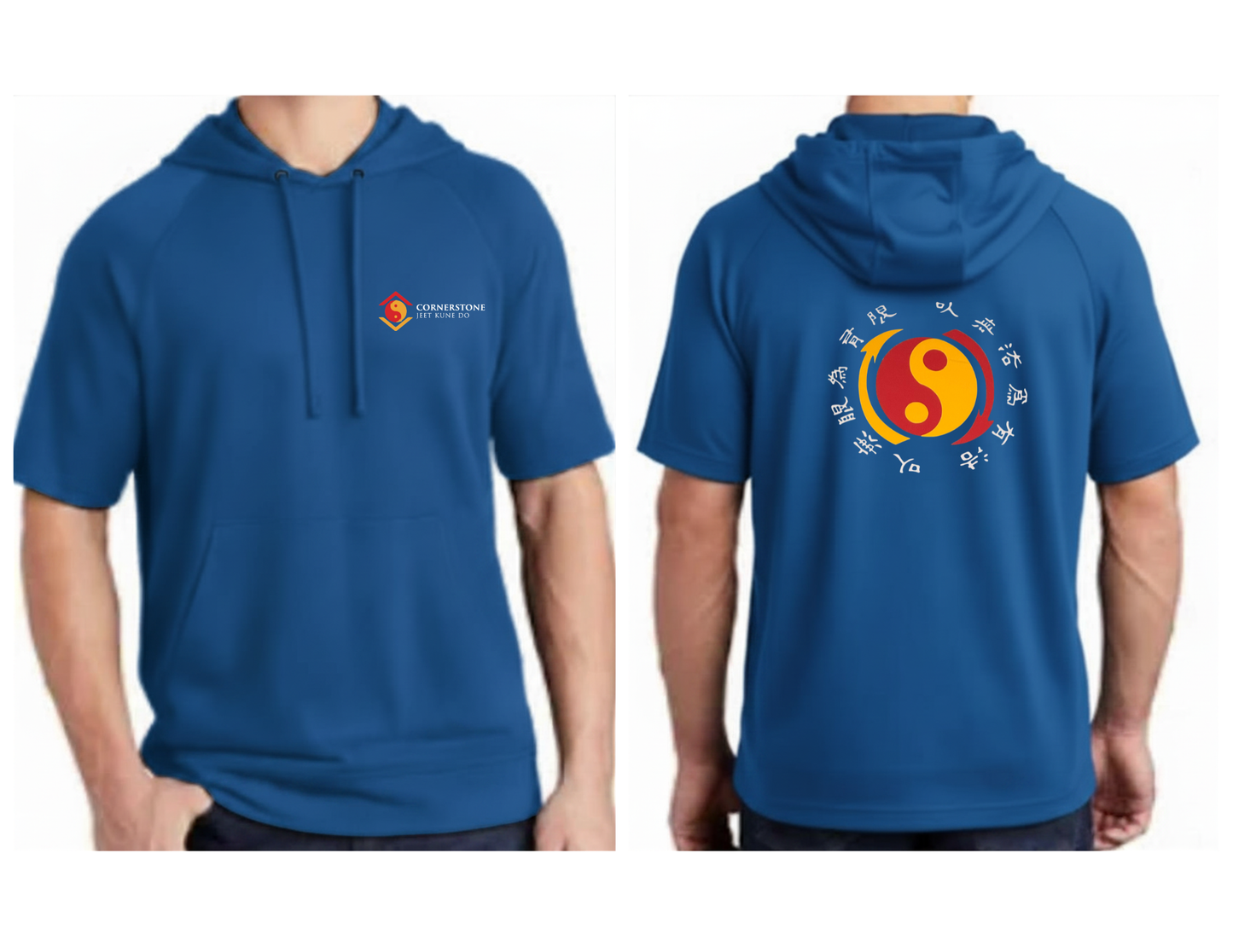 Cornerstone JKD Yin Yang Short-Sleeve Hoodie