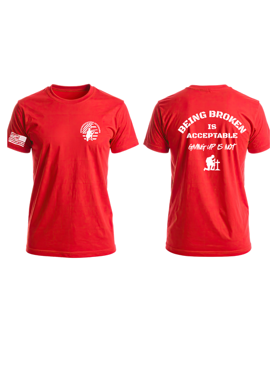 Being Broken Veteran Resilience T-Shirt