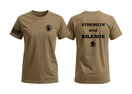 Strength Over Silence Veteran T-Shirt