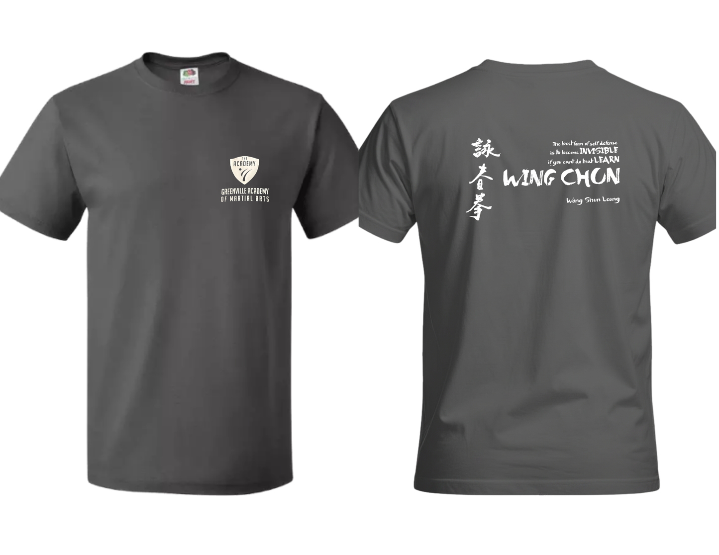 Greenville Academy of Martial Arts Wing Chun T-Shirt – Multiple Colors Available