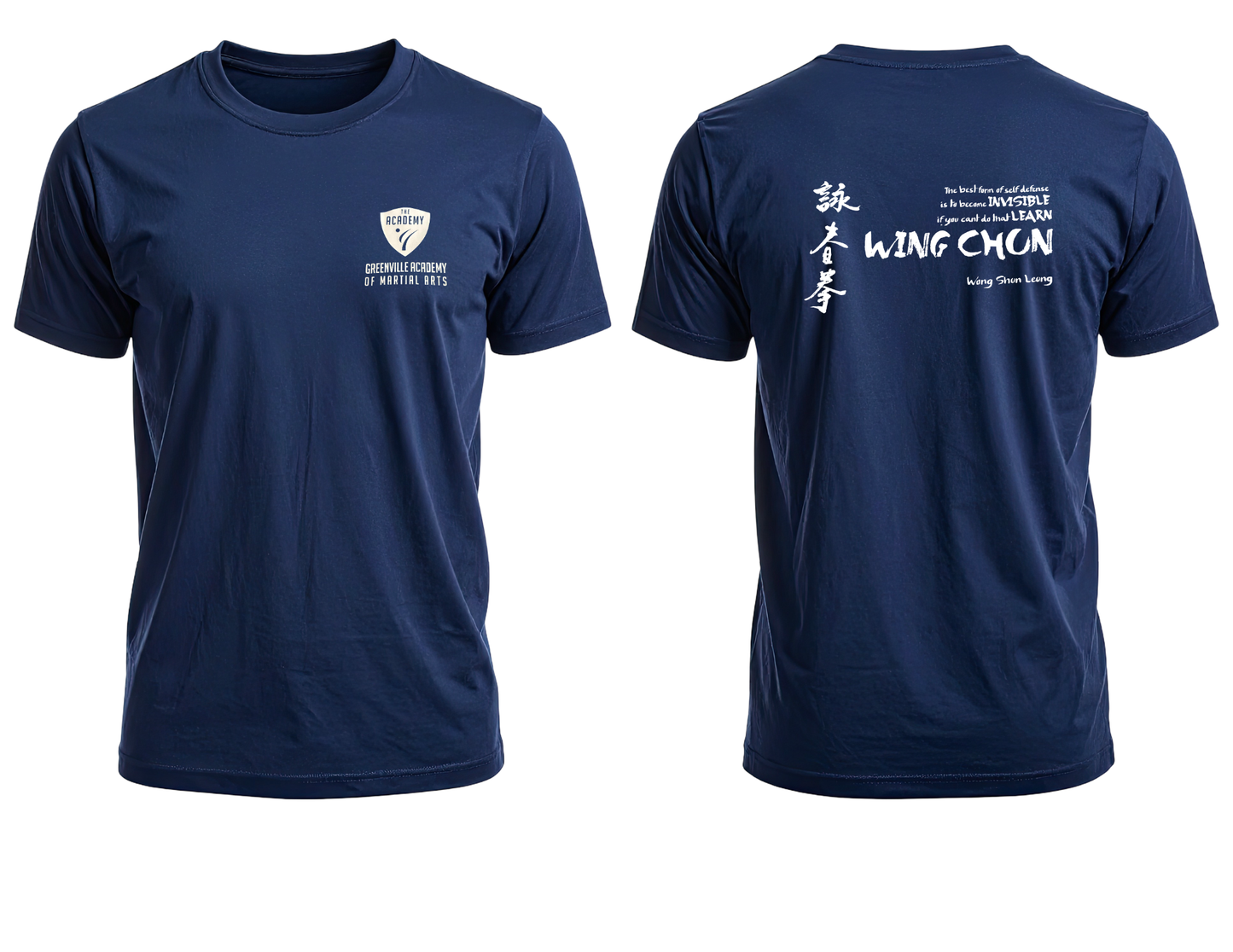 Greenville Academy of Martial Arts Wing Chun T-Shirt – Multiple Colors Available