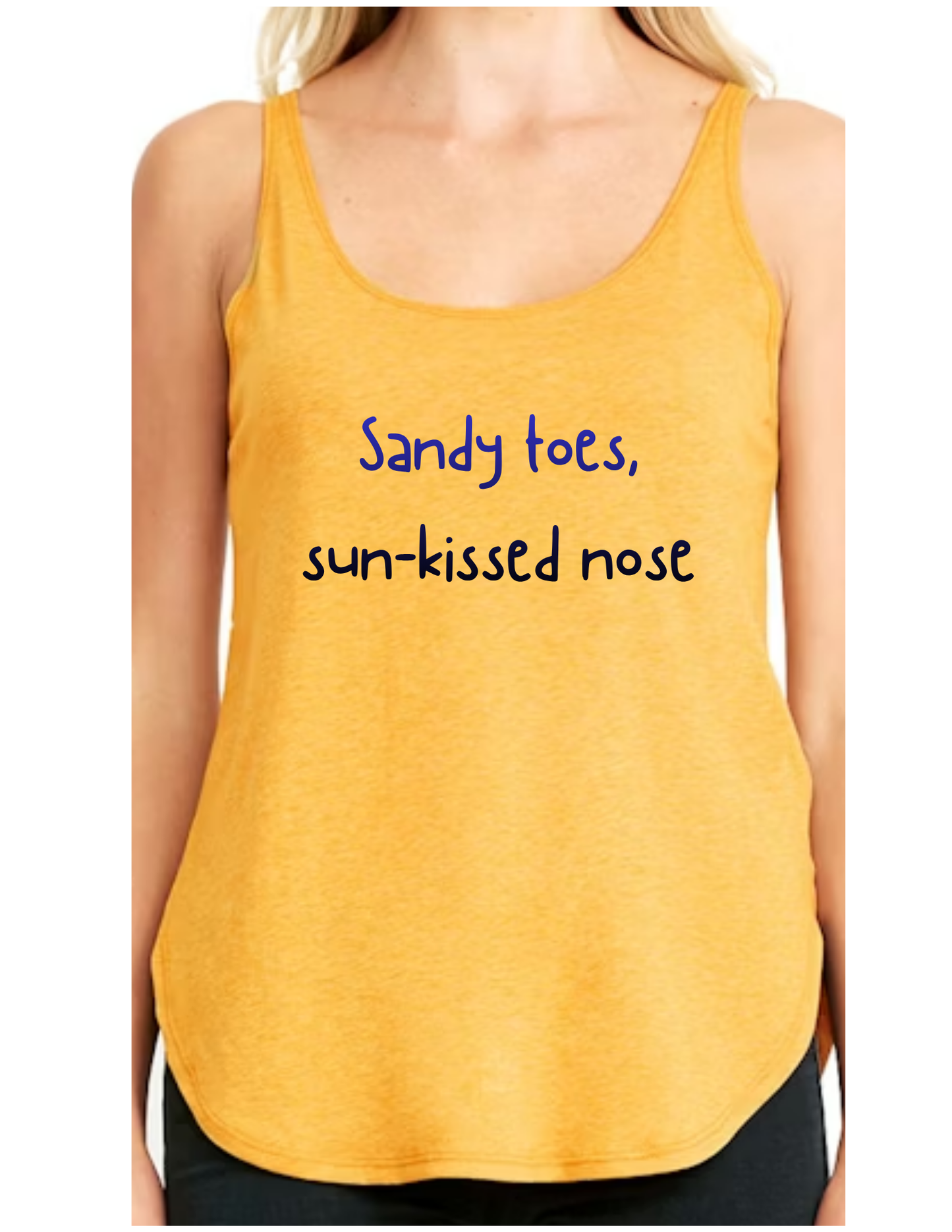 SANDY TOES, SUNKISSED NOSE