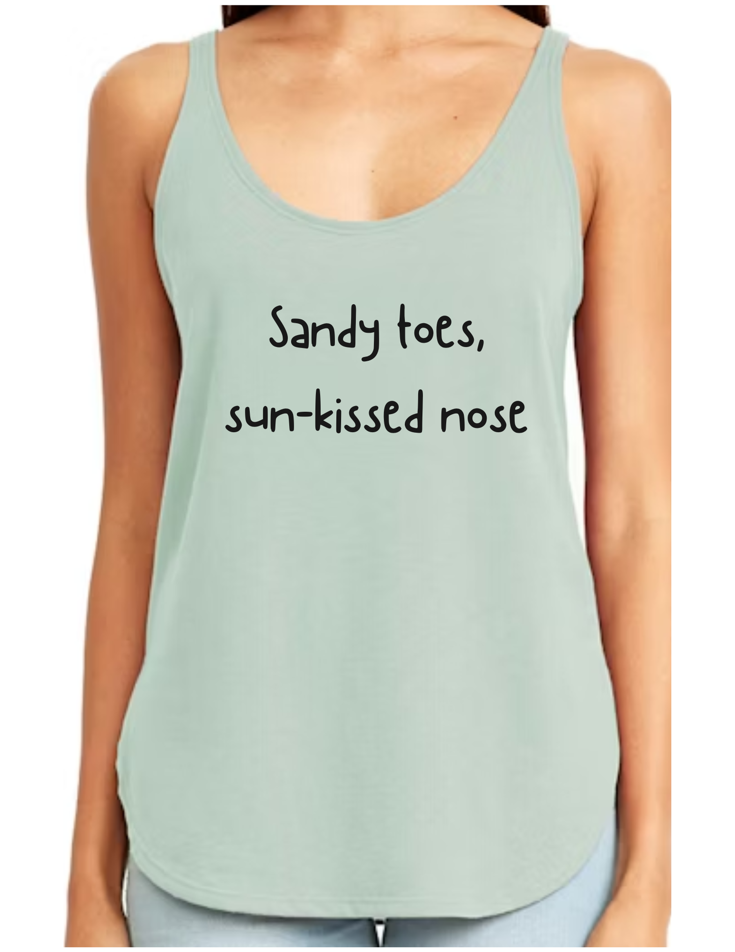 SANDY TOES, SUNKISSED NOSE