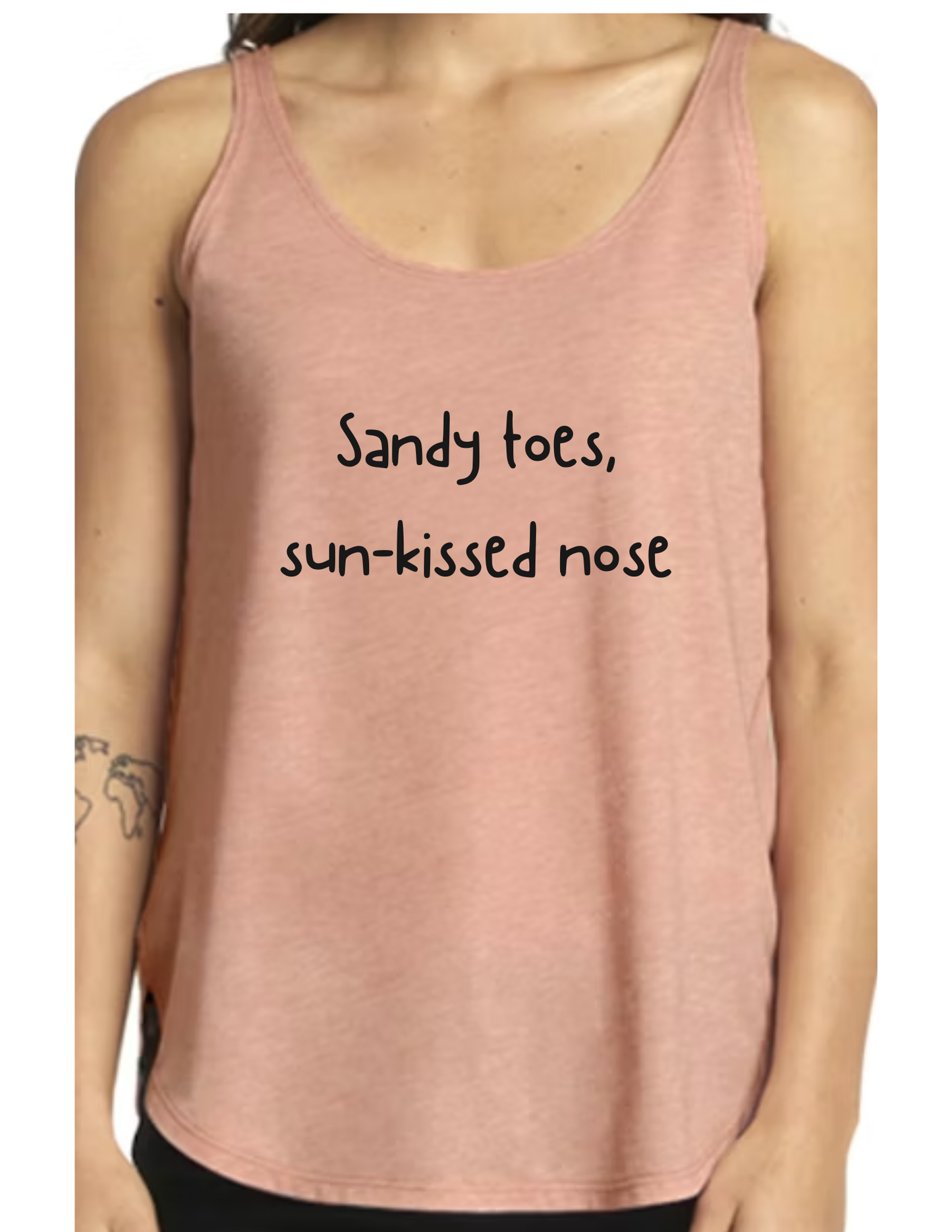 SANDY TOES, SUNKISSED NOSE