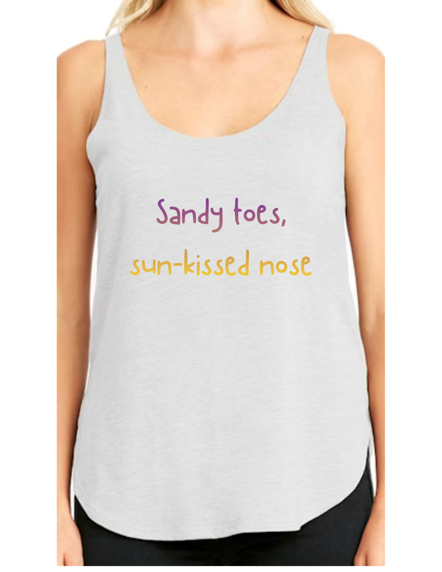 SANDY TOES, SUNKISSED NOSE